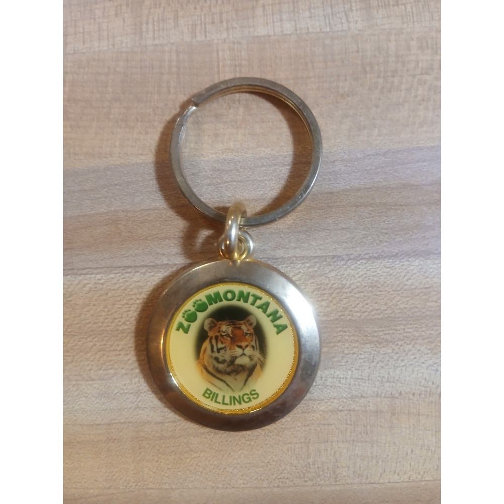Zoo Montana Keychain Tiger Picture